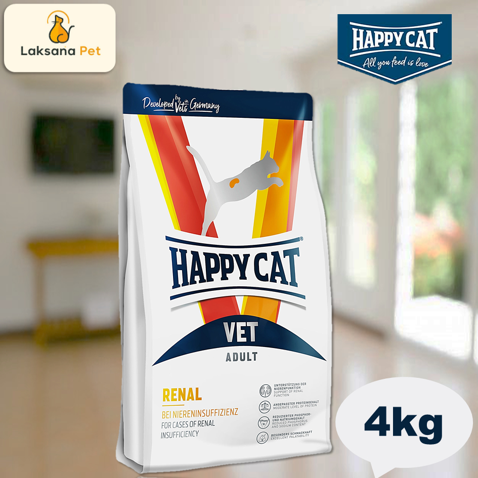 D1 HAPPY CAT VET RENAL KEMASAN 4 KG | HAPPY CAT VET RENAL REPACK