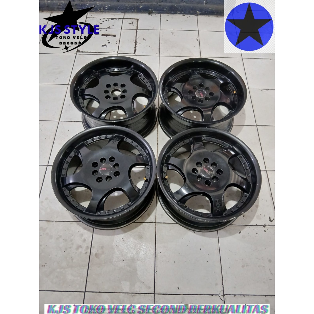 VELG MOBIL BEKAS MODEL HSR GANGNAM RING 17 LEBAR 7.5-8.5 COCOK UNTUK YARIS XENIA LIVINA KIJANG LGX V