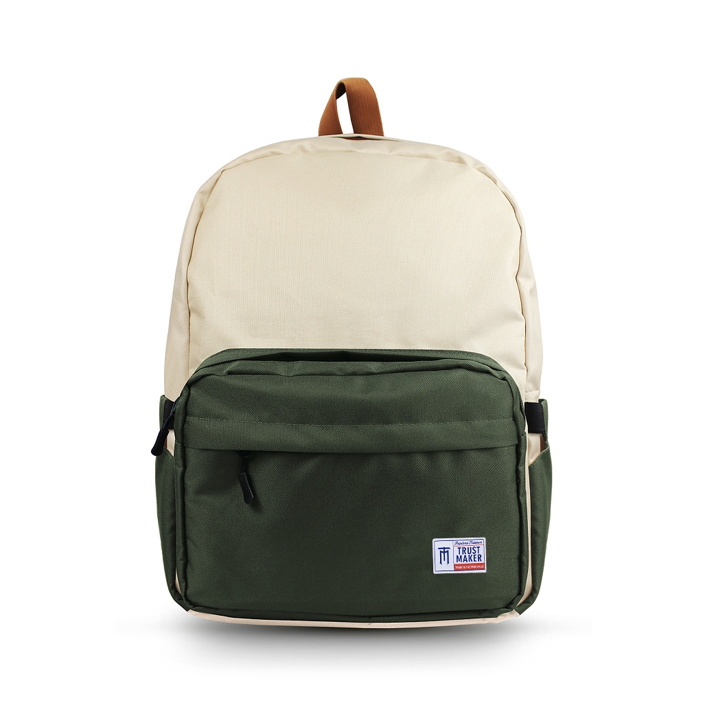 TRUSTMAKER Hudson Backpack Tas Ransel Pria Wanita Model Hudson untuk Sekolah Kuliah Kerja