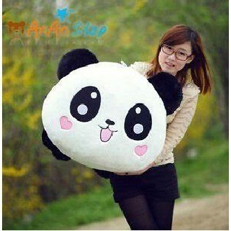 Boneka Bantal Panda / Boneka Bantal Kepala /Boneka lucu / Boneka imut /Boneka