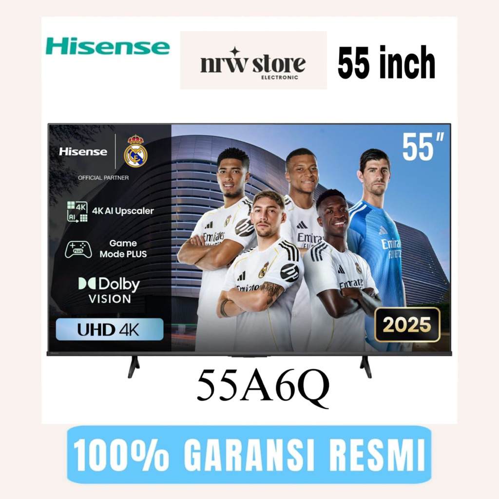 Hisense 55A6Q 4K Smart tv os Vidaa tv 55 inch 2025