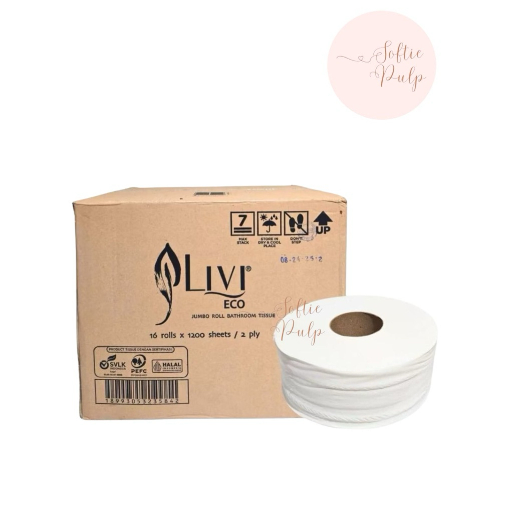 TISSUE LIVI JUMBO ROLL - 1 DUS ISI 16 ROLL