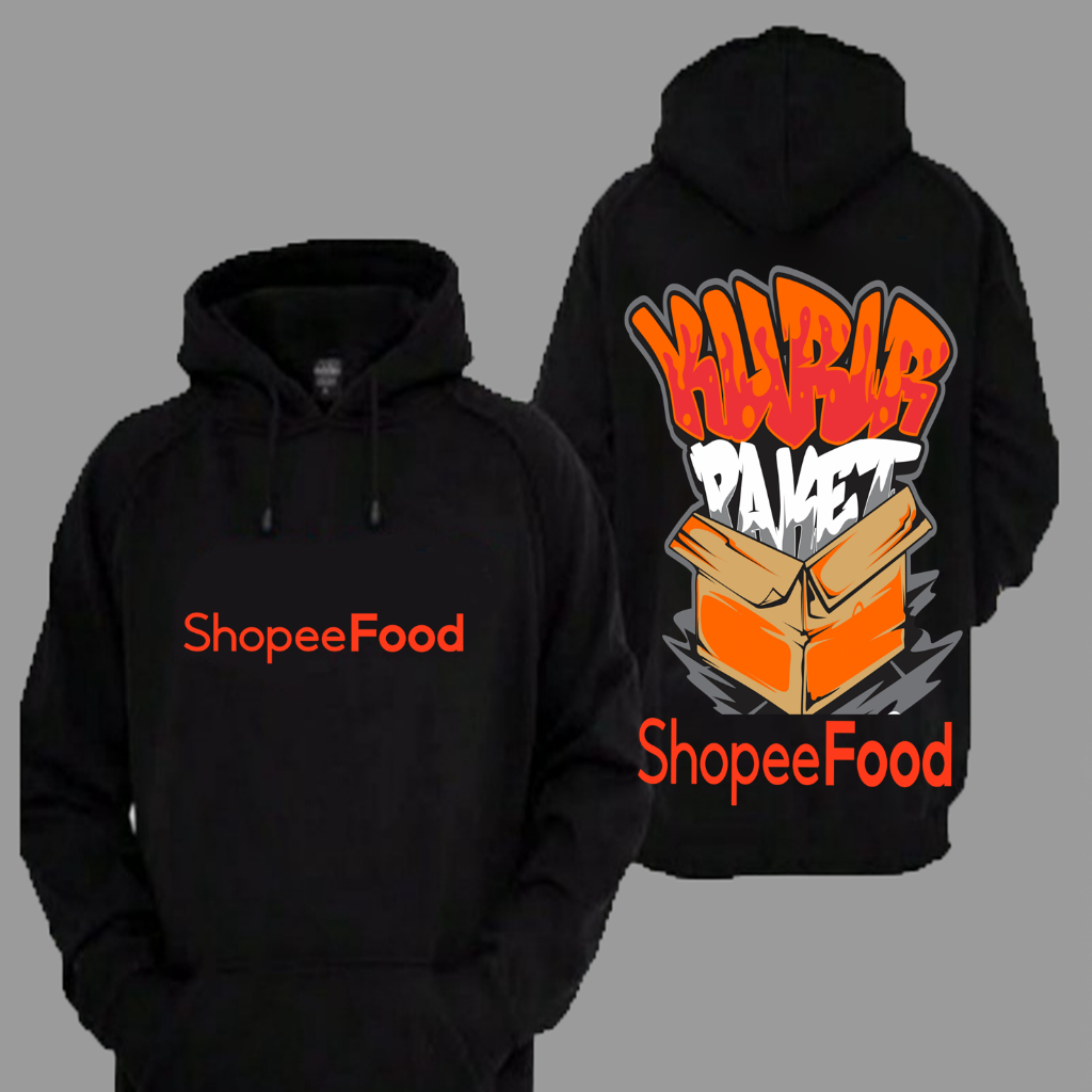 Sweater Hoodie Distro Kurir Paket ShopeeFood Express Premium Terbaru