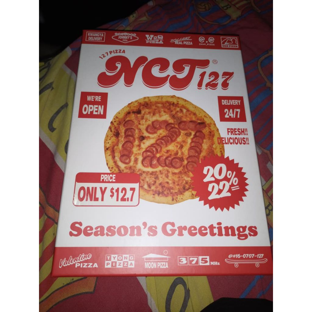 (Ready Baca Desc) NCT 127 - SG 2022 (PIZZA) Season's Greetings NCT Jaehyun Mark Taeyeoung Doyoung Je