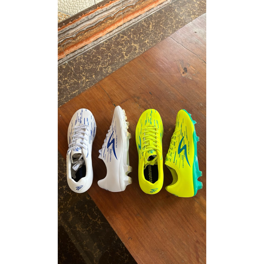 jual sepatu bola specs ls reborn kondisi baru dan seken