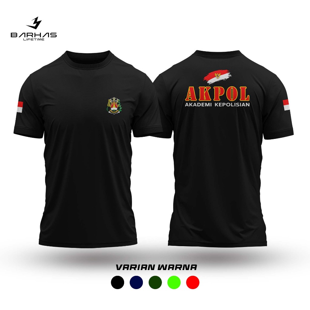 Kaos Akpol / Kaos Akademi Kepolisan / Kaos jersey Akpol Bahan Dryfit BRAZIL