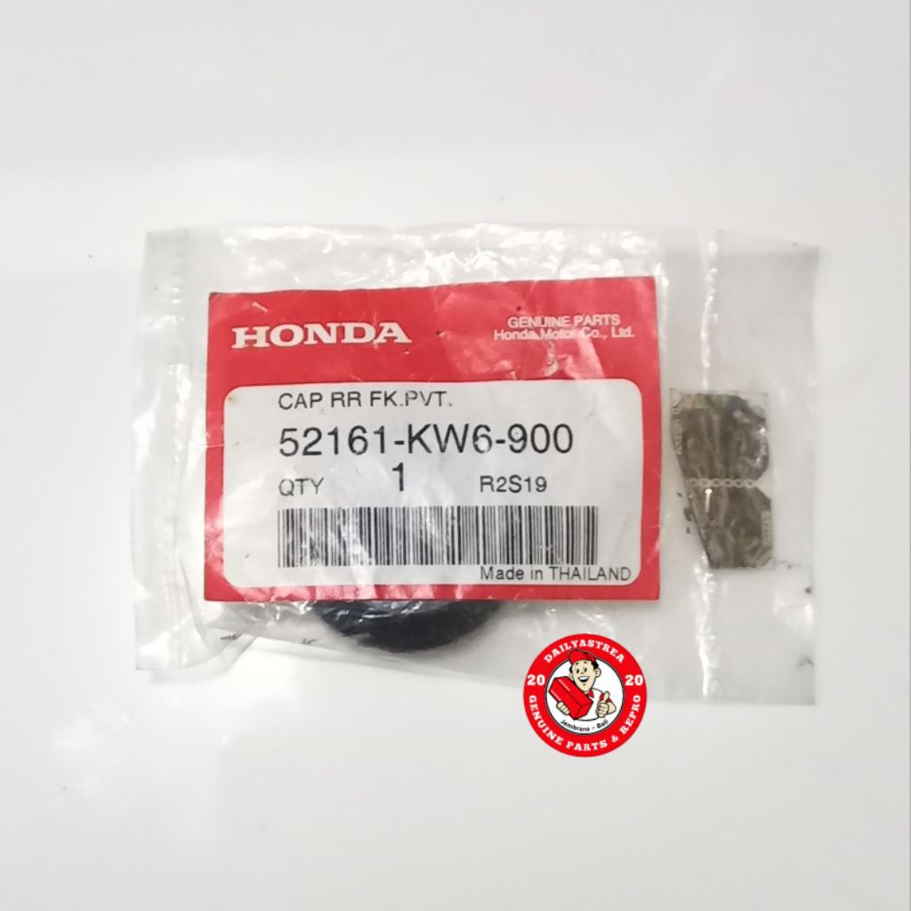 CAP RR FORK PIVOT KARET TUTUP BAUT RANGKA ARM HONDA NSR 150 R RR SP ORIGINAL ORI 52161-KW6-900