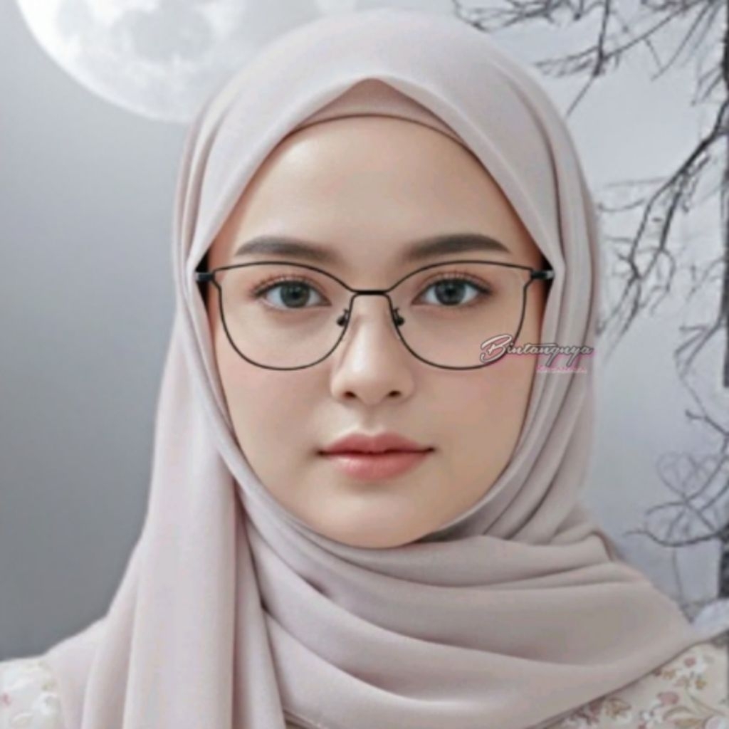Kacamata Minus Mata Kucing 2065 Antiradiasi Blueray Photocromic Bluecromic
