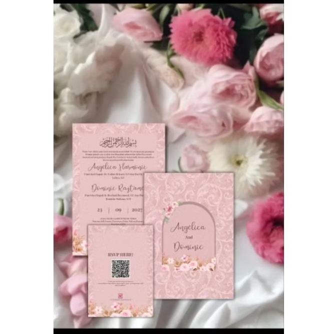 Desain Undangan Pernikahan [Custom]