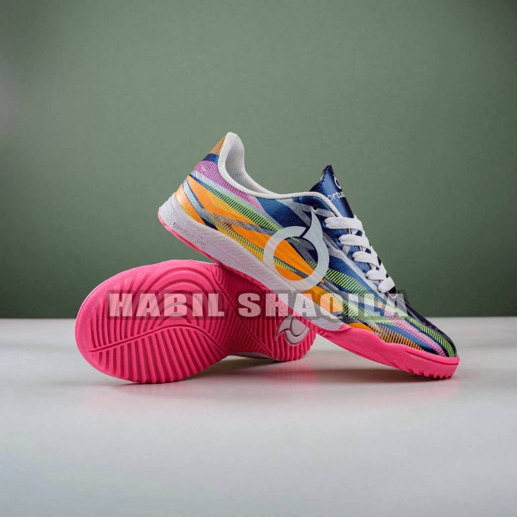 Ortuseight Sepatu Futsal Catalyst Hyperion IN - Indigo/Pink