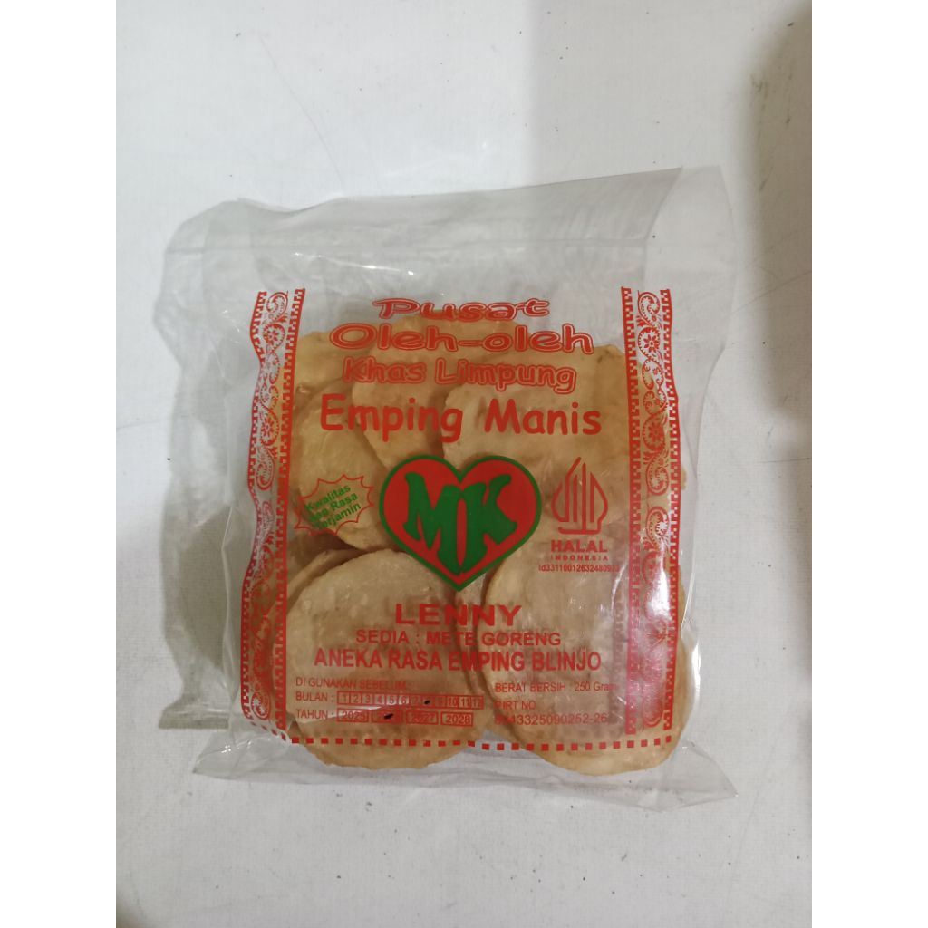 MK Emping Manis khas Limpung /MK/Lenny 250gr