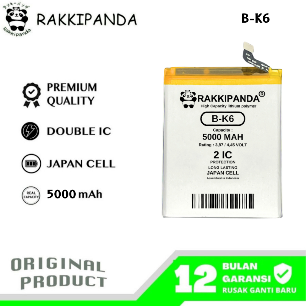 RakkiPanda - B-K6 Vivo V17 1919 / V19 Batre Batrai Baterai