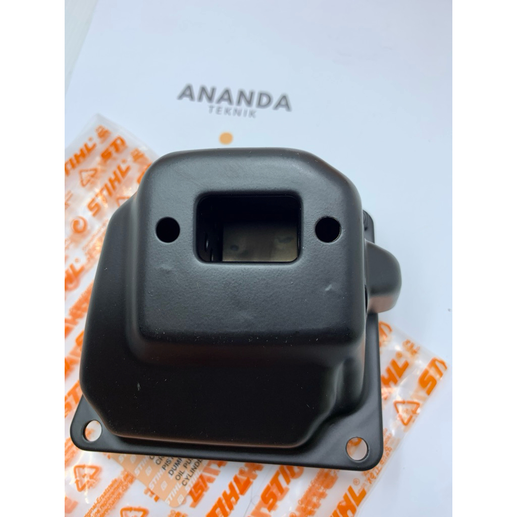 KNALPOT SENSO MS381 MUFFLER MS 381 STIHL KNALPOT GERGAJI MESIN SENSO TYPE 381 038 PART PF CHAINSAW G