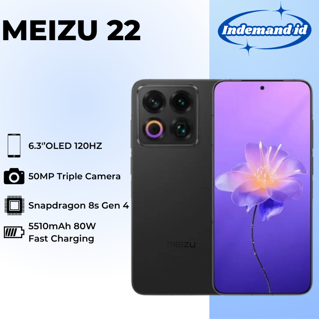 Meizu 22 5G 6,3''OLED 120HZ Snapdragon 8s Gen 4 5510mAh 80W