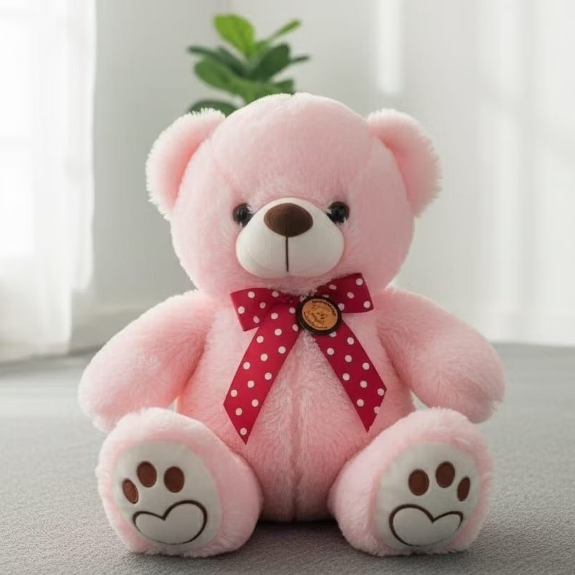 Boneka beruang pink made by isbon sold70k