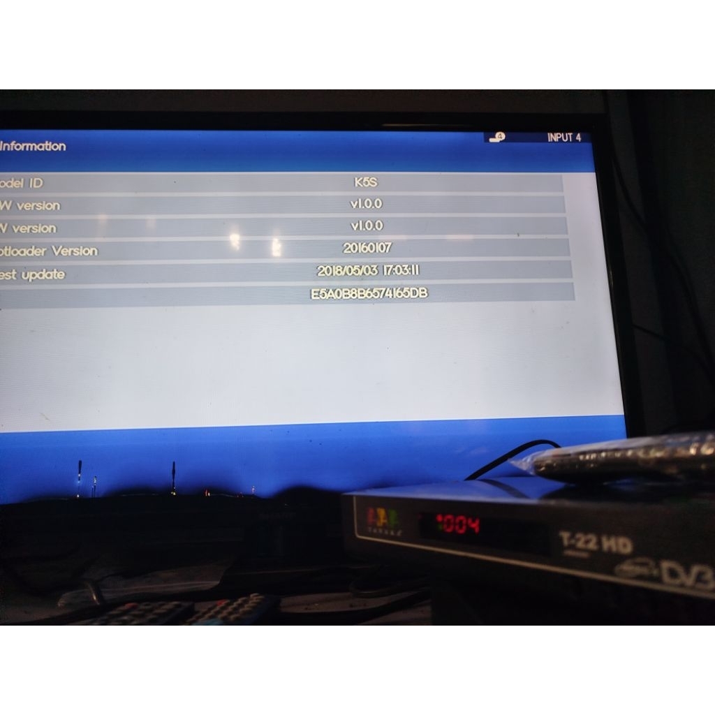 Resiver tanaka versi k5S normal