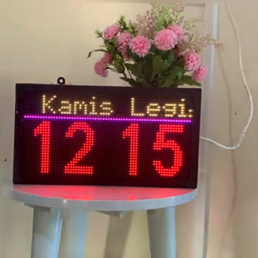 kontroler jam 1 panel rgb p5