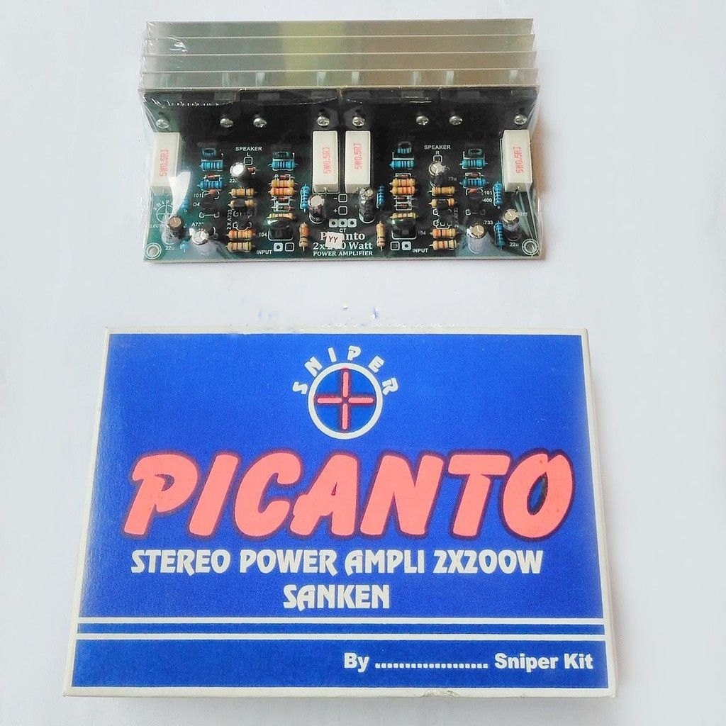 kit power ampli amplifier sanken 400w 2×200Watt stereo Picanto