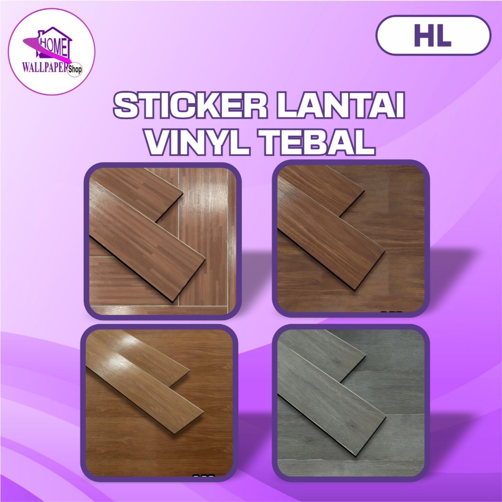 Stiker Lantai Vinyl 1 Dus Vinyl Stiker Lantai Ketebalan 1,5Mm
