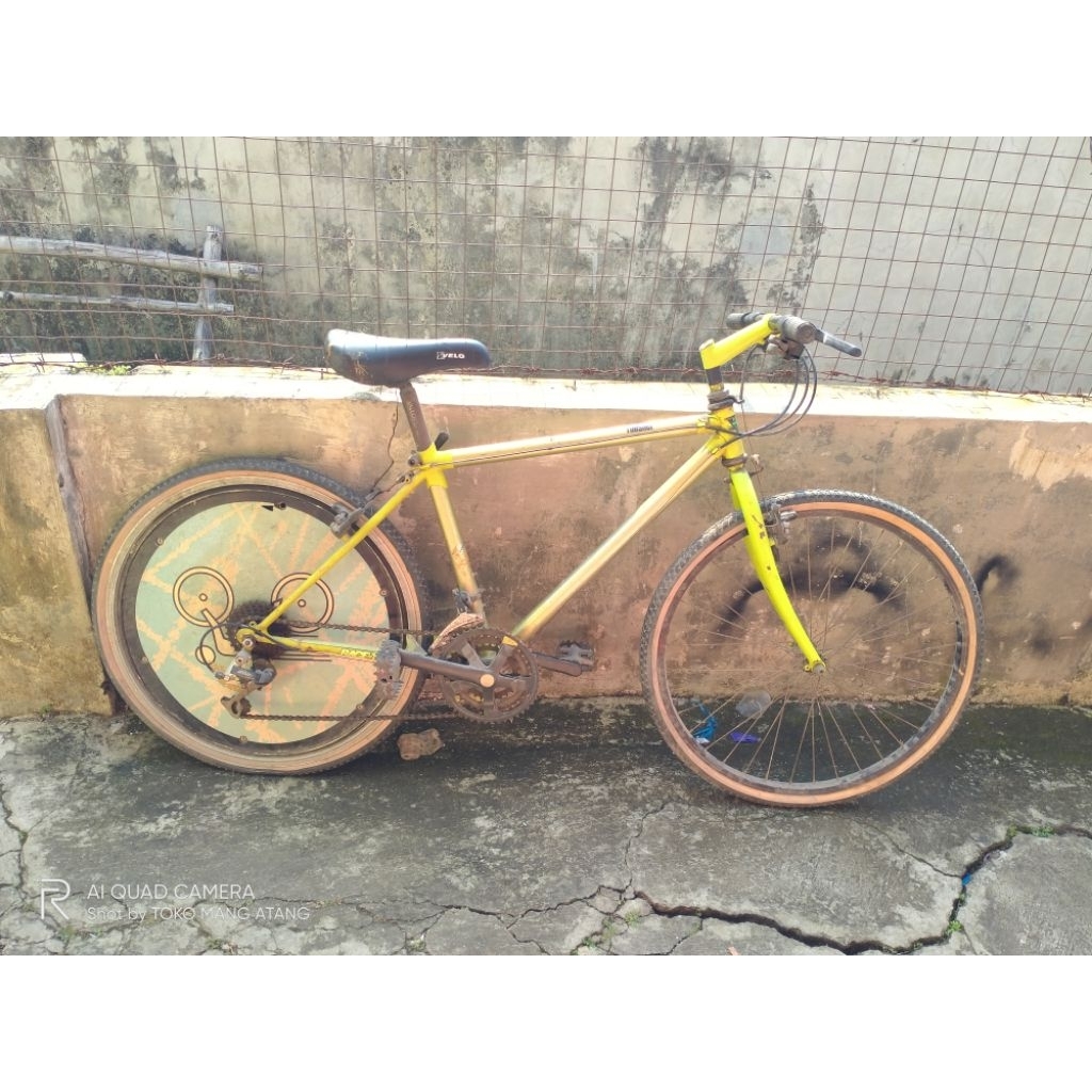 Sepeda MTB 26 Jadul TERENCE Seri YL9100742 Size 17" DO SEMI VERTI CHROMOLY GRUPSET SHIMANO 200 GS JA