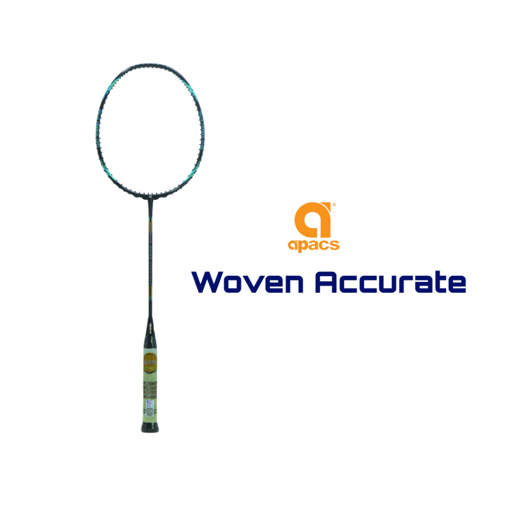 Raket Badminton Apacs Woven Accurate Original Bonus Senar