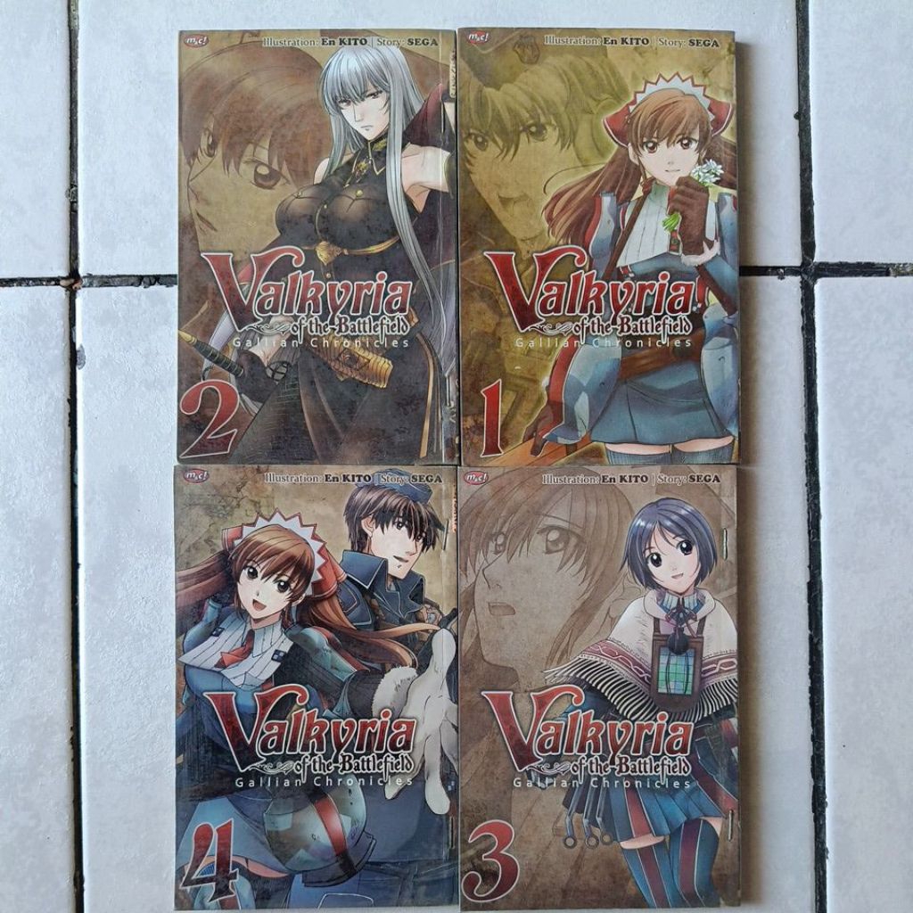 komik valkyria of the battlefield gallian chronicles 1-4 end