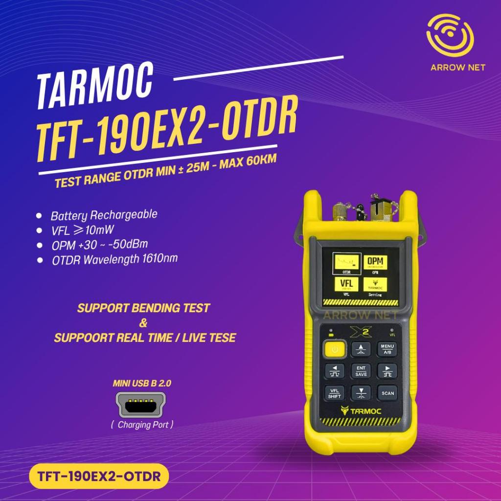 Tarmoc TFT-190E-OTDR | OTDR 1550nm ,OPM,VFL