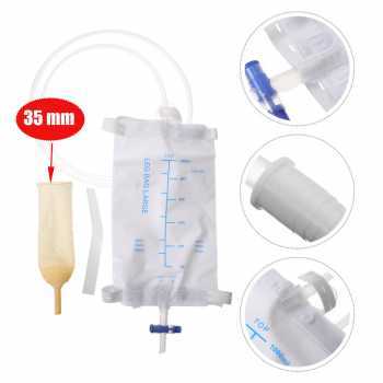 Kantong Urin Kateter Pria Catheter Urinal Bag 1L - RN135