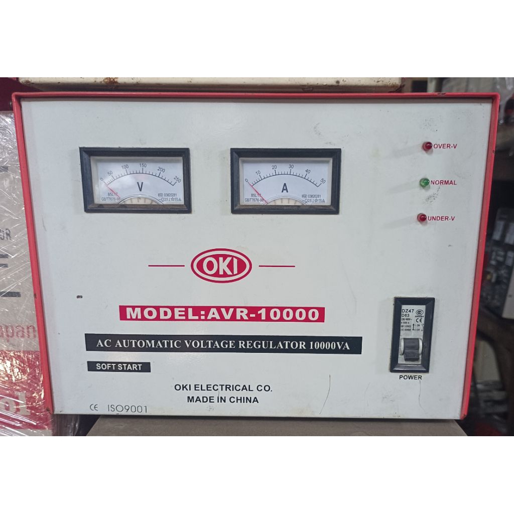Stabilizer/Stavolt OKI Model AVR - 10000 Ac Automatic Voltage Regulator