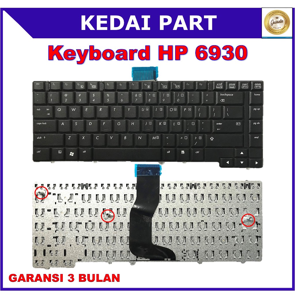Keyboard HP EliteBook 6930 6930P 468778-001