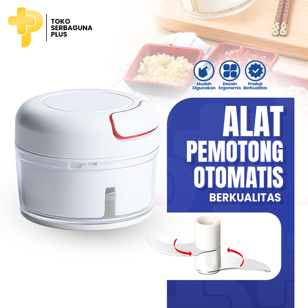 Alat Pemotong Bawang Merah Putih Cincang Cabai Bumbu Dapur Mini Serbaguna