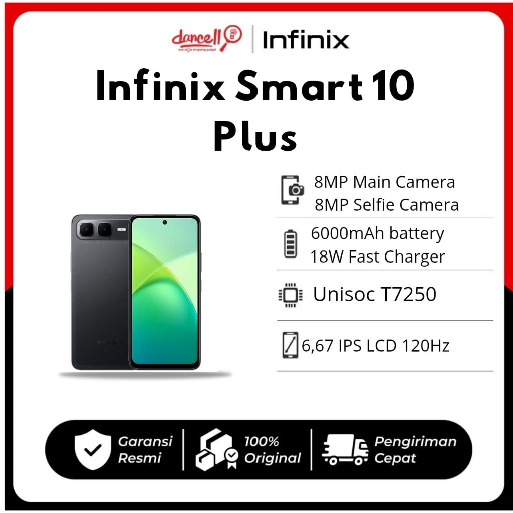 INFINIX SMART 10 PLUS 16/128 BARU BNIB