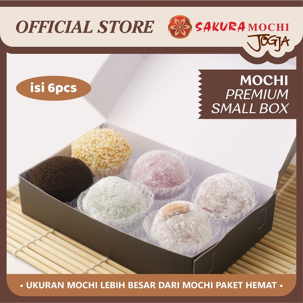 Premium Small Box 6pcs - Mochi Sakura - Sakura Mochi  - Premium Small Box