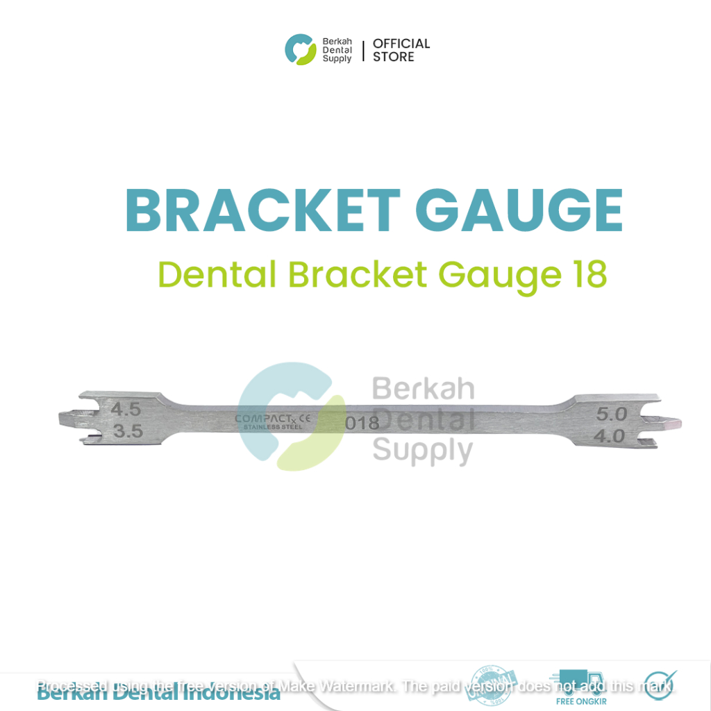 Dental Bracket Gauge / Alat Pengukur posisi Bracket Behel