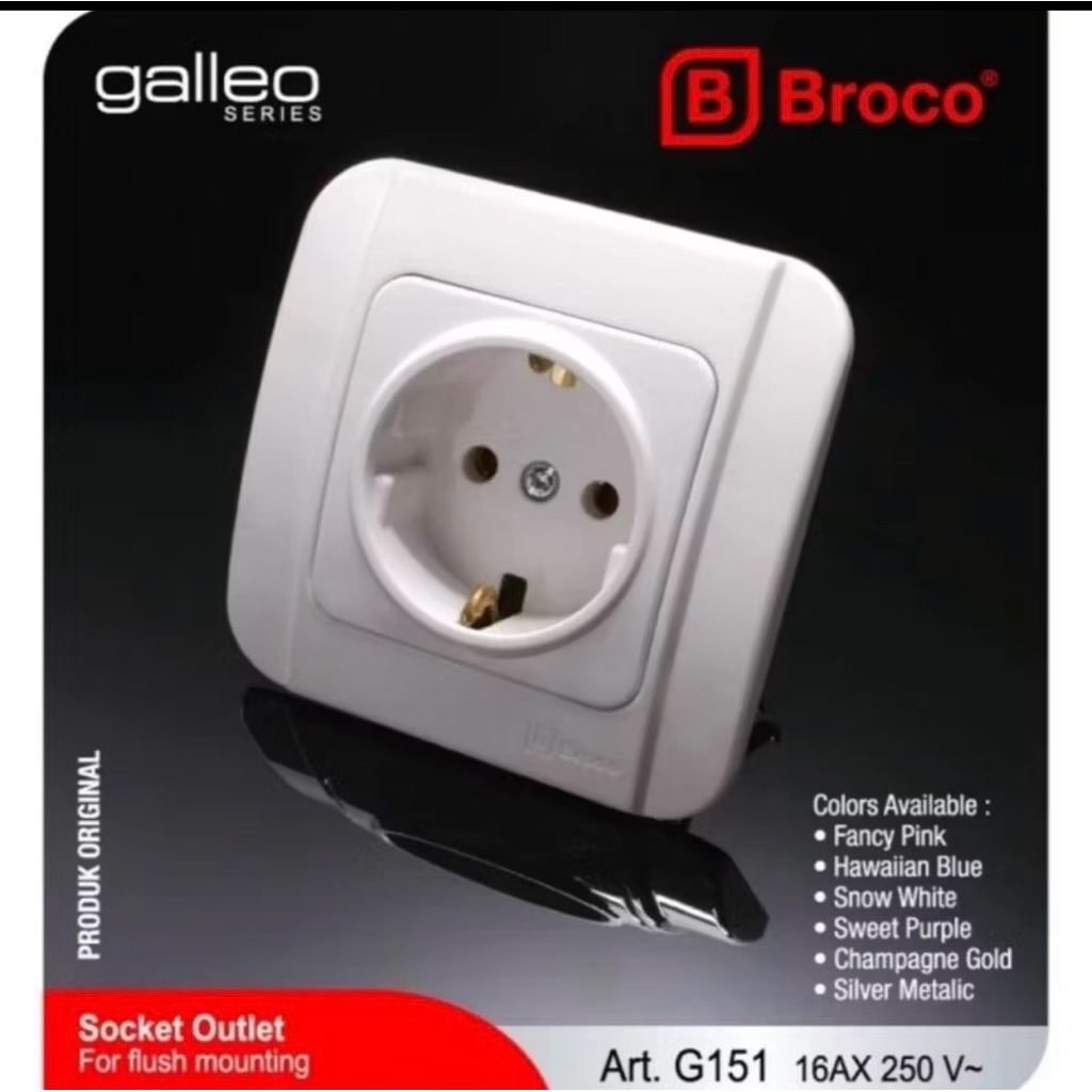 STOP KONTAK BROCO GALLEO INBOW - STOP KONTAK ARDE BROCO GALLEO
