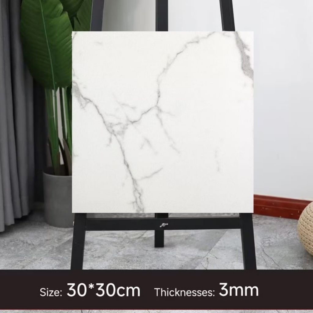 36pcs wallpaper dinning vinyl marble 30x30 cm/lantai vinyl keramik granit/lemari marmer stiker