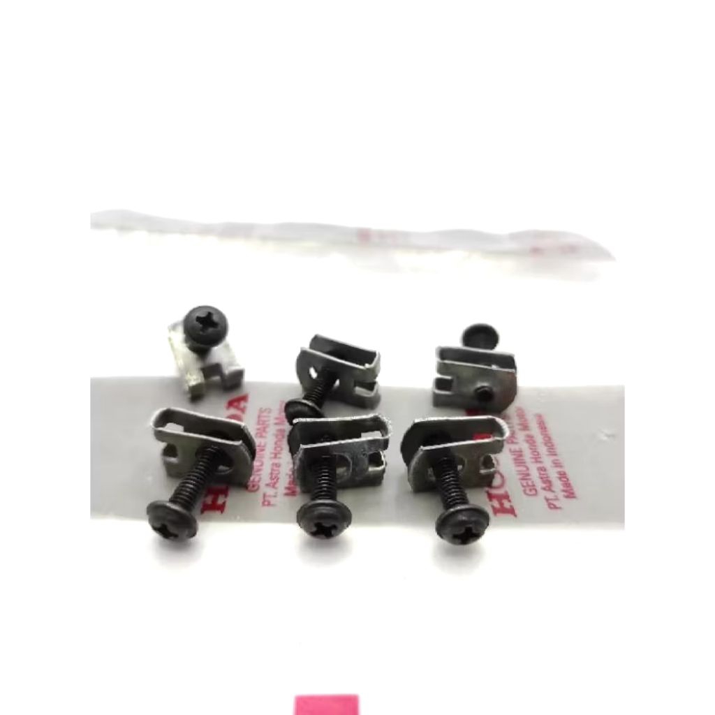 BAUT KLIP NUKLIP BATOK BODY HONDA KARISMA SUPRA X 125 DRAT HALUS 5MM (BAUT 8) ORIGINAL GRADE A