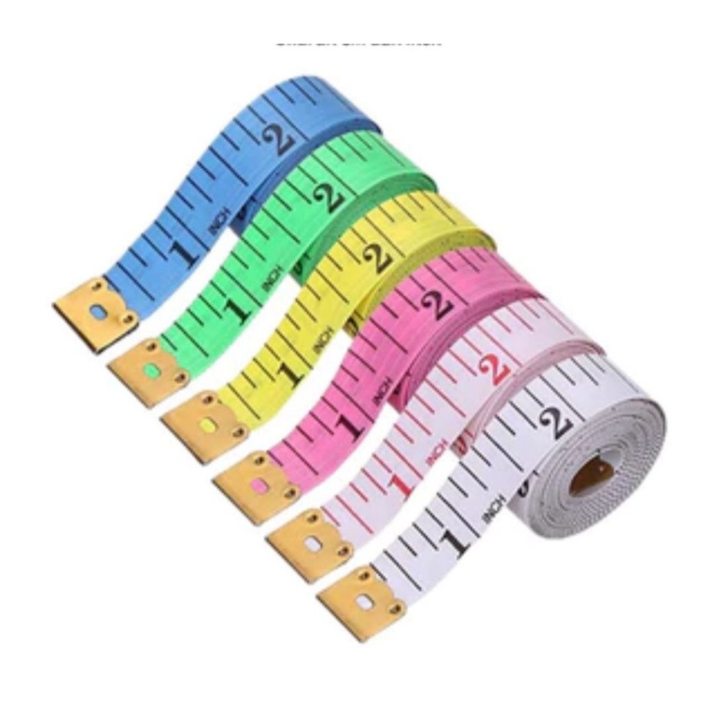 Meteran Kain/Baju/Badan merk Butterfly varian warna - Kuning muda