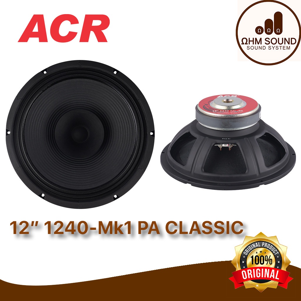 PROMO Speaker ACR 12" 1240-Mk1 PA Classic ACR SPEAKER 12inch 1240 MK1 PA CLASSIC ORIGINAL