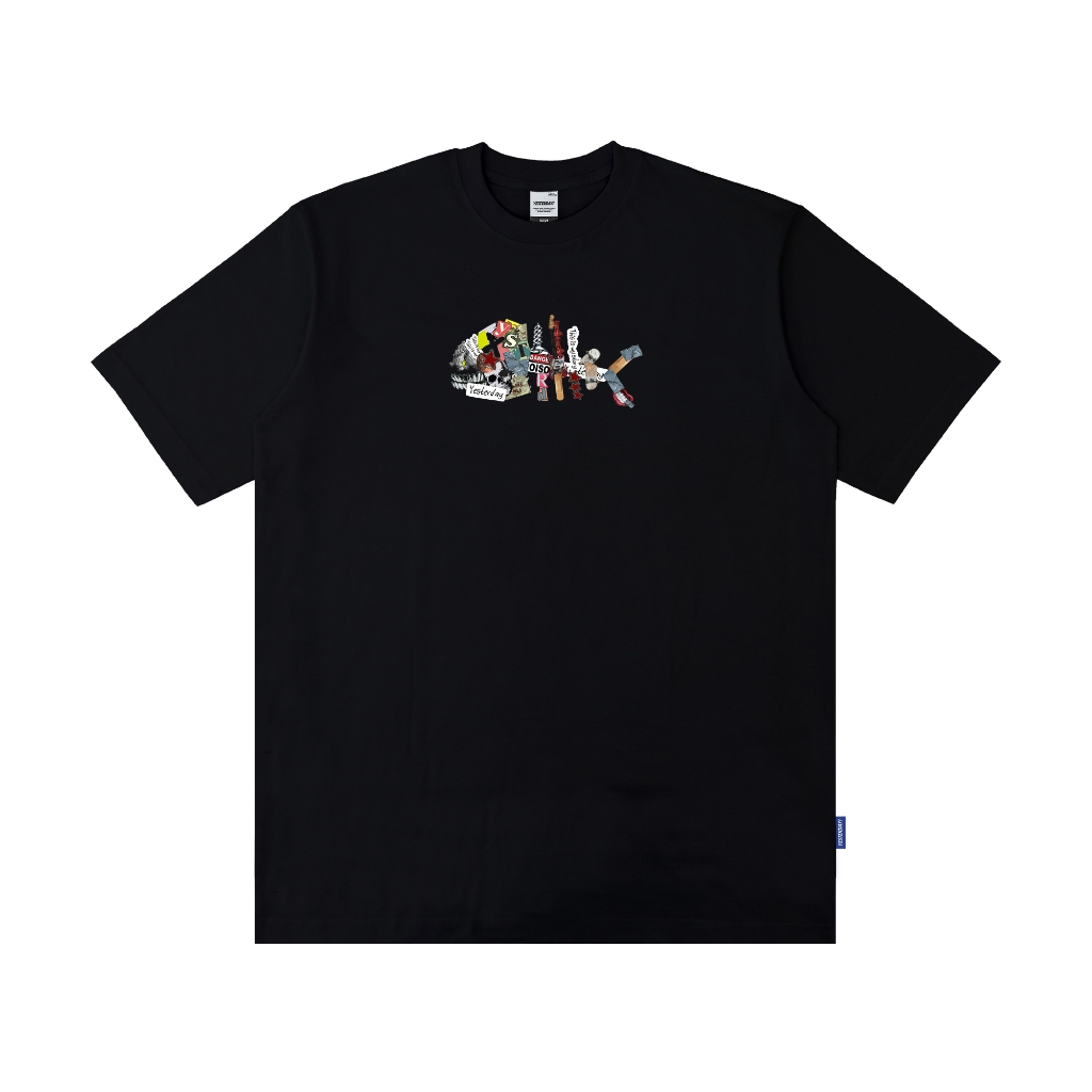 Yesterday – Baju Kaos Distro Pria Original 24s t-shirt Pria Cowok Keren Overwrite Hitam
