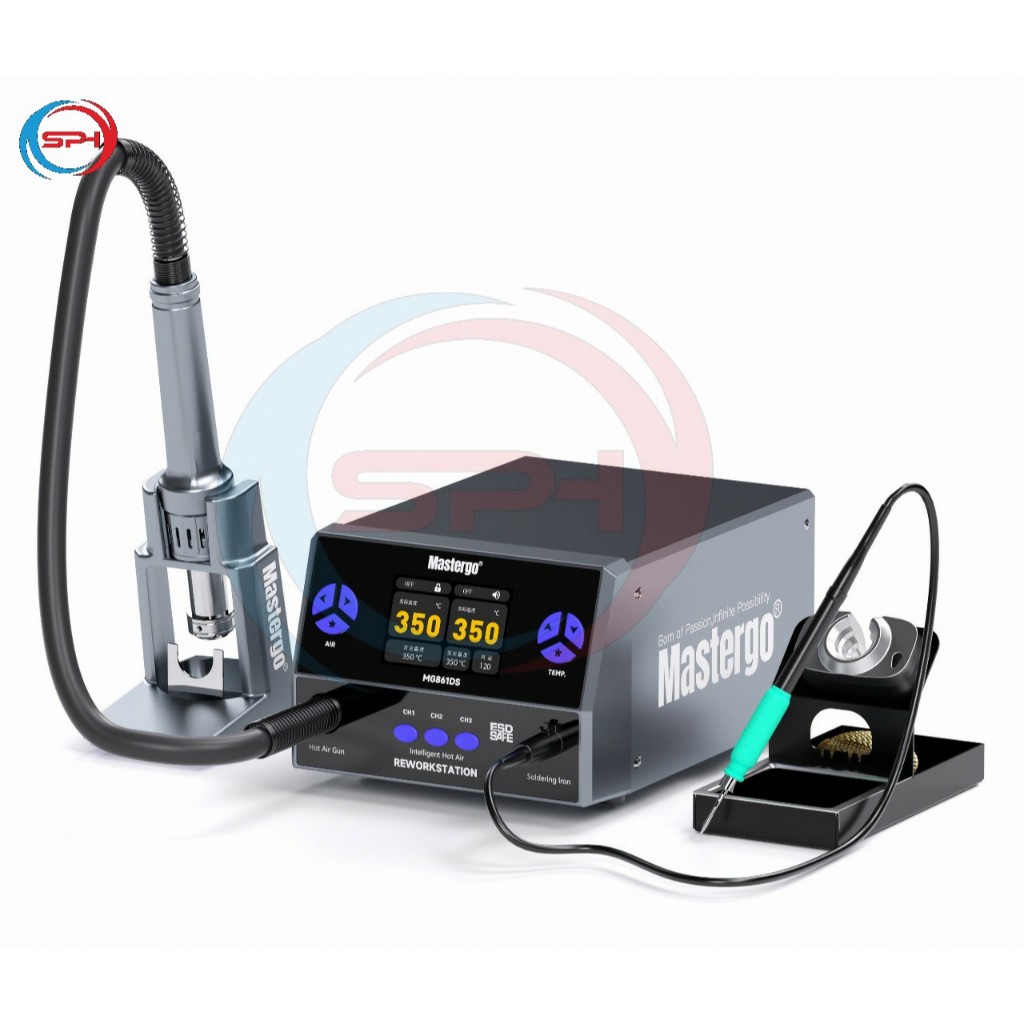 Blower Mastergo MG-861DS Abu-abu Presisi Tinggi Original MG11120003