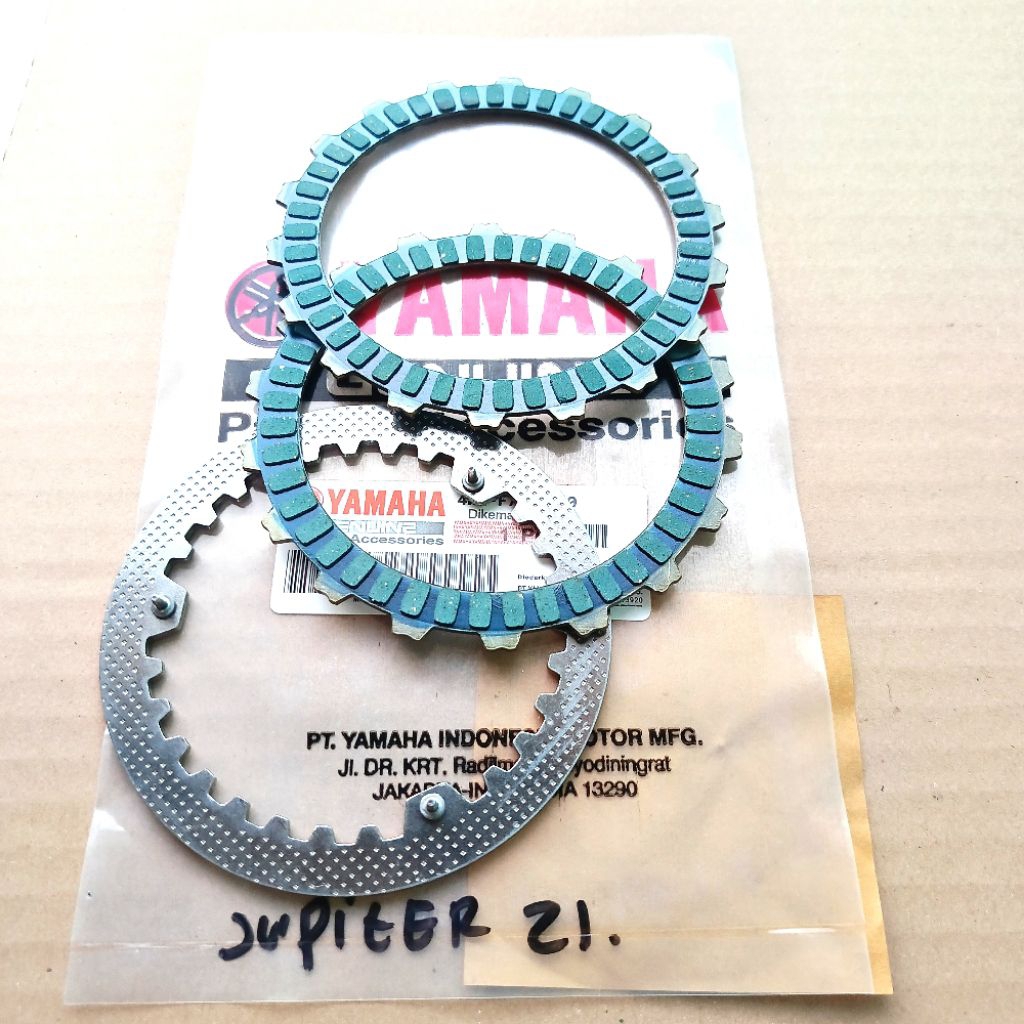 PAKET KOMPLIT BESI PLAT KOPLING+ PLAT KAMPAS KOPLING YAMAHA JUPITER Z1
