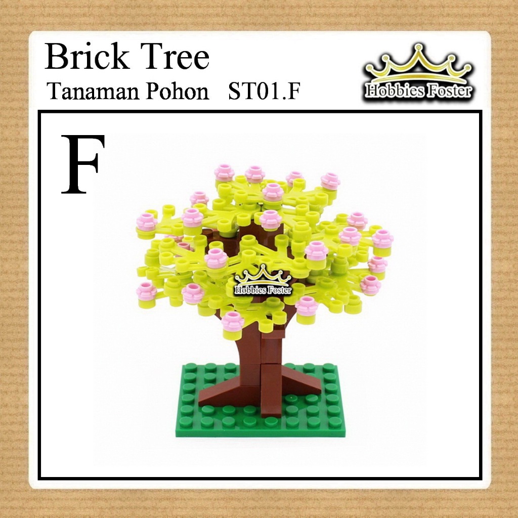 HBF Brick POHON - DIY Minitaur Balok Susun - ST01 F