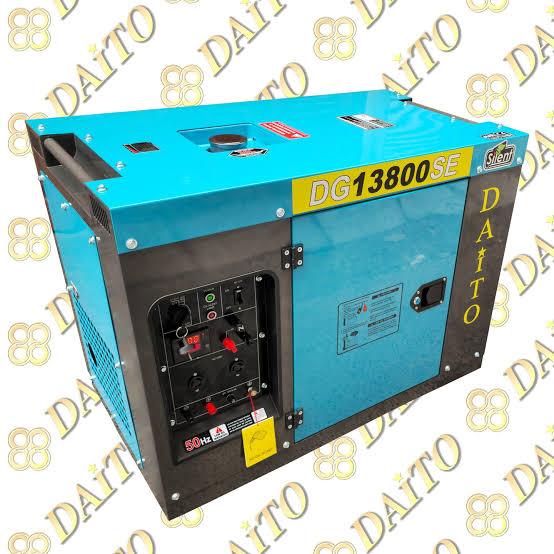 Genset Diesel Silent DAITO DG13800SE Generator Listrik 10000 - 10500 Watt