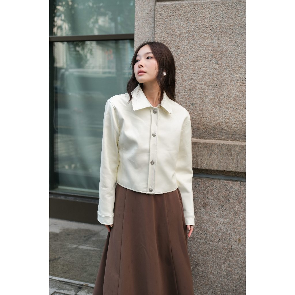 Kiyorawears - East Reverie | Huxley Lether Jacket / Baju Atasan Lengan Panjang Wanita Terbaru / Jake