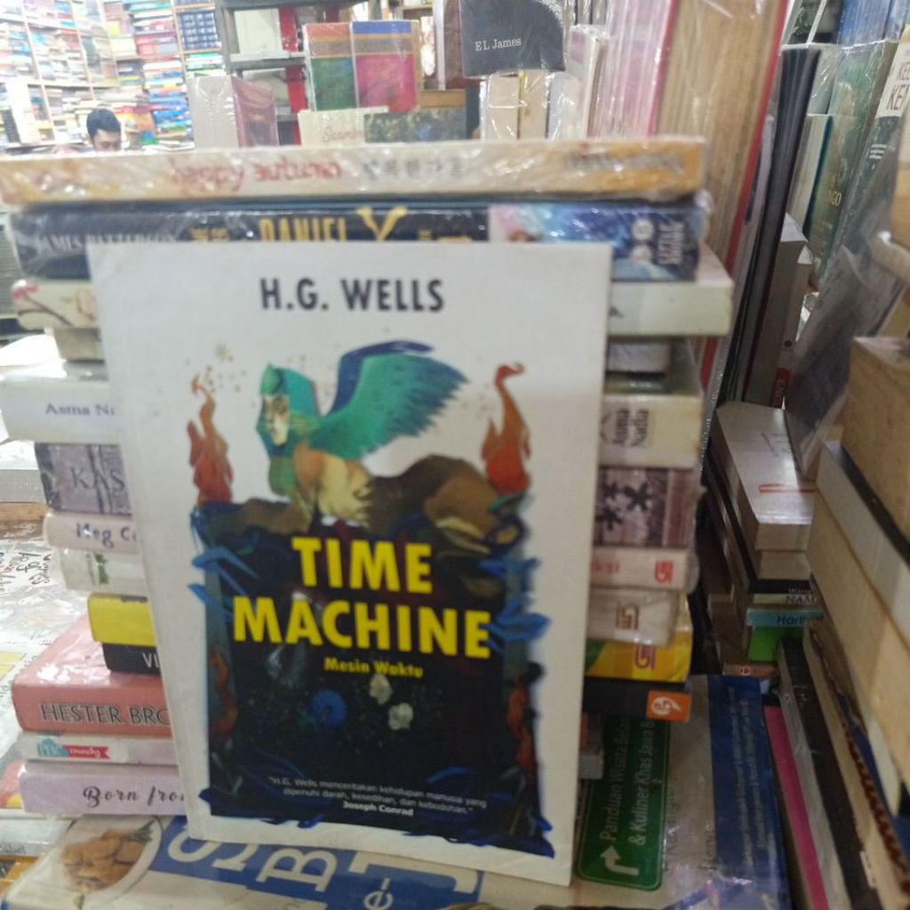 buku novel time machine mesin waktu h.g Wells octopus buku bekas original