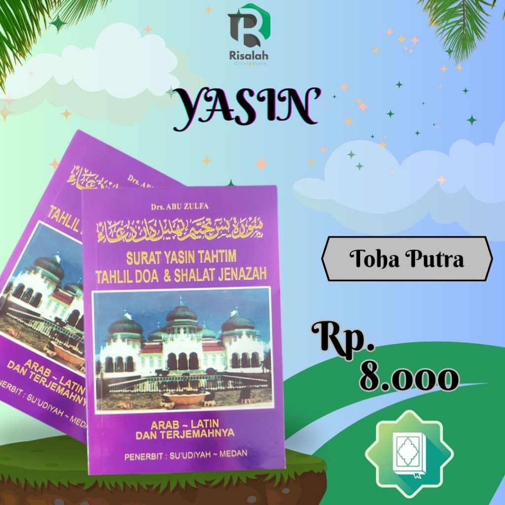 Buku Surat Yasin, Takhtim, Tahlil Do'a dan Shalat Jenazah (YASIN UNGU)