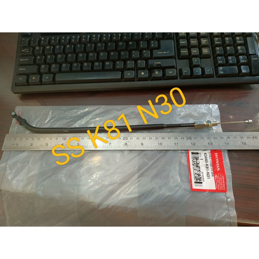 cable brake kabel rem depan panjang 40 cm combie brake beat iss robot street ori 43440 k81 n31