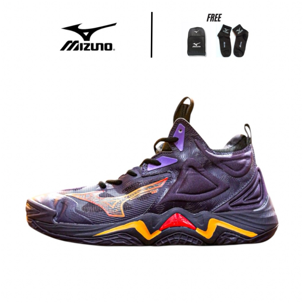 Sepatu Volly Mizuno Wave Momentum 3 Mid/Sepatu Voli Mizuno Wave Momentum 3 Mid cewe Sepatu Olahraga 