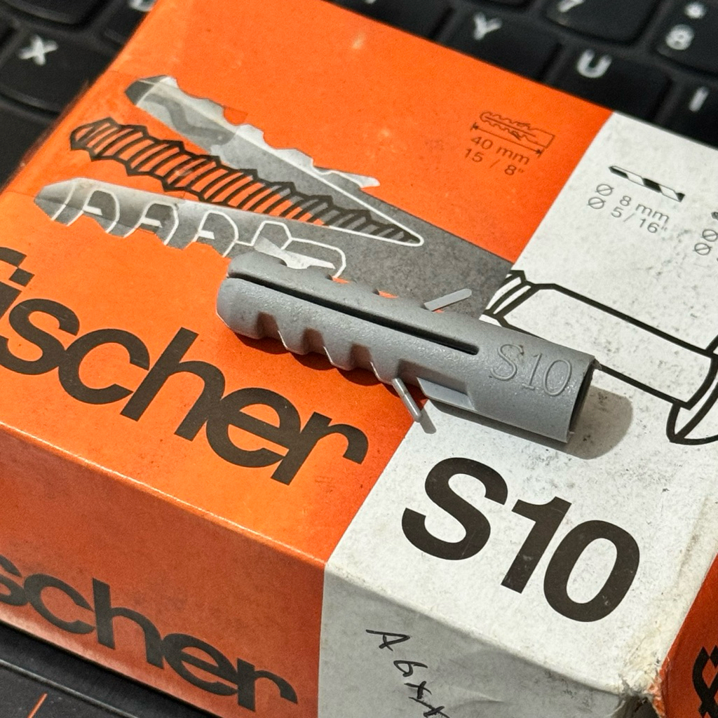 Fischer S10 | Jangkar Sekrup Kait | 1Box